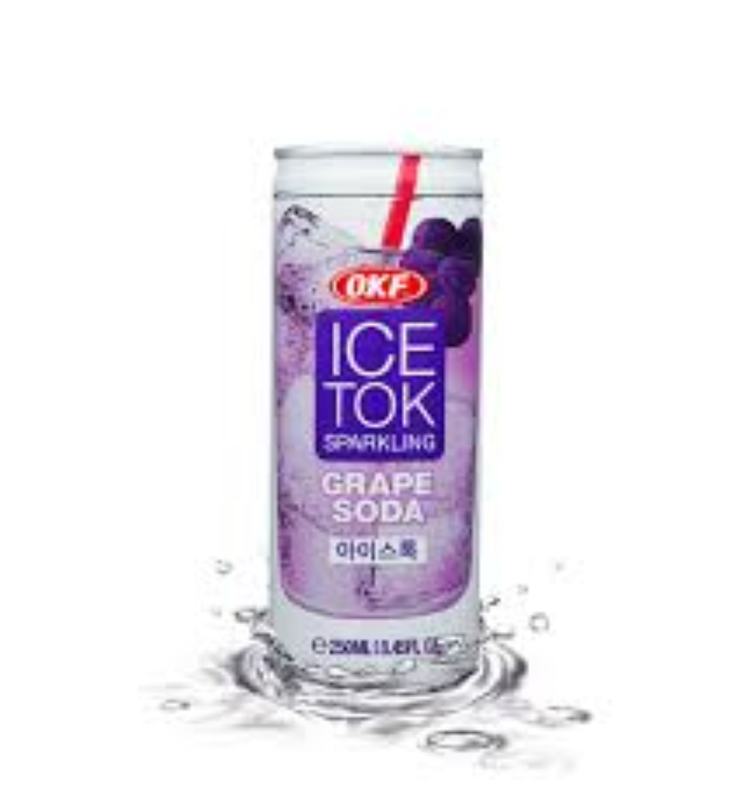OKF ICETOK GRAPE SODA 250ML